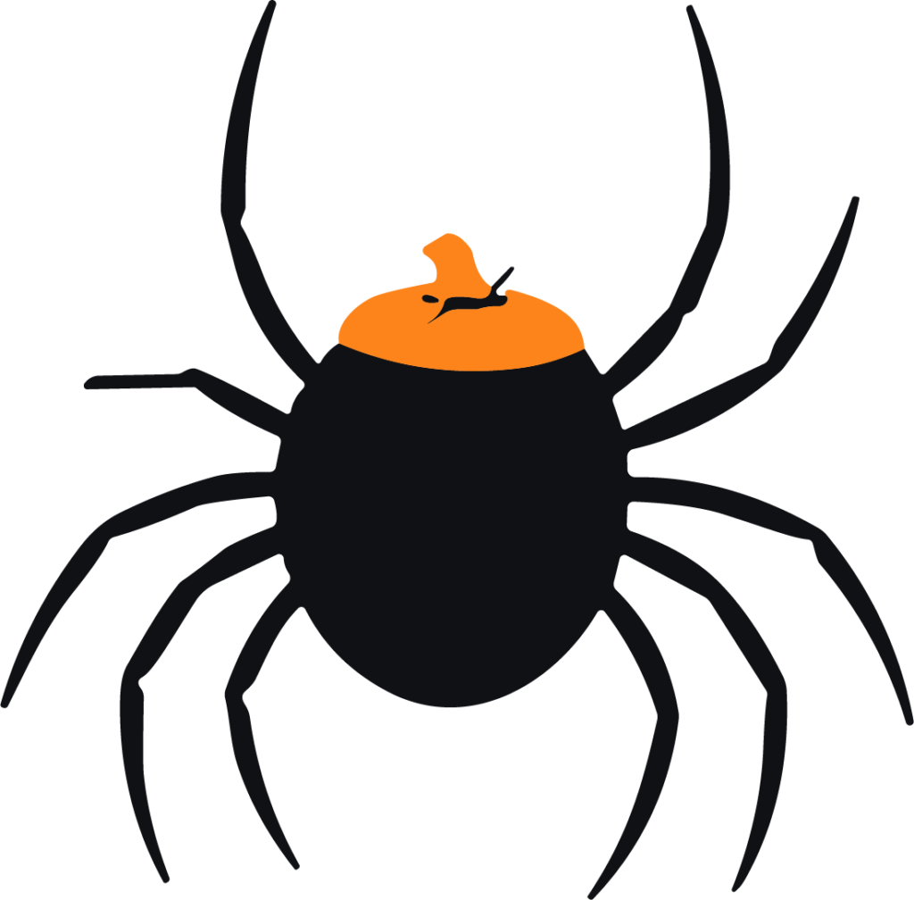 Spider SVG Spooky Silhouette Vector