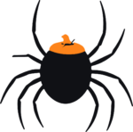 Spider SVG Spooky Silhouette Vector