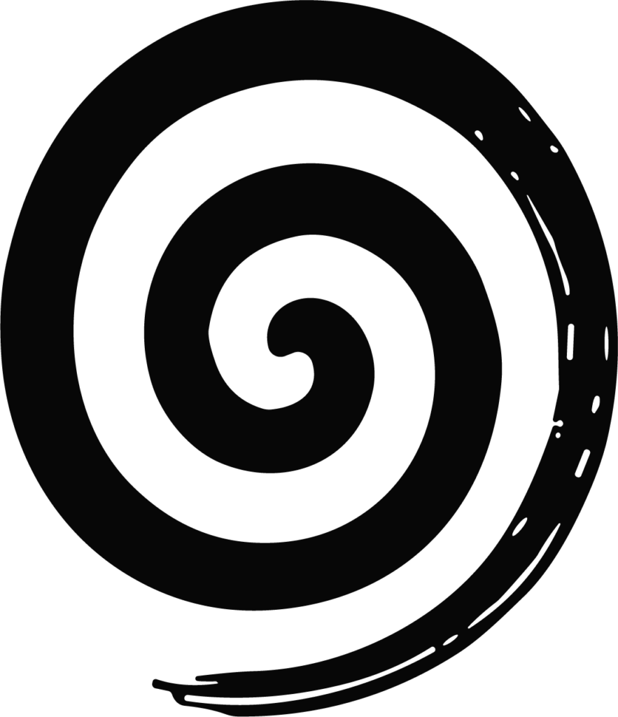 Spiral Swirl SVG Bold Coiled Vector