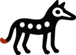 Spotted Coyote SVG Bold Silhouette Vector