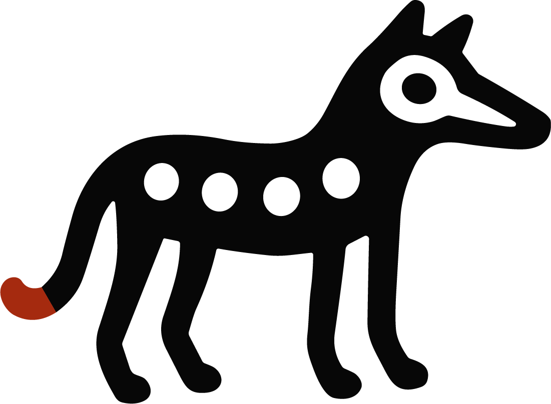Spotted Coyote SVG Bold Silhouette Vector - Image 1