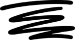 Squiggle Line SVG Bold Freehand Vector
