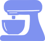 Stand Mixer SVG Simple Flat Icon Vector