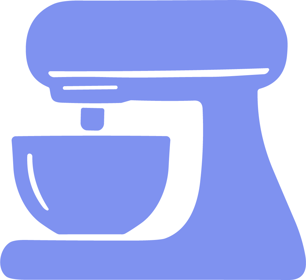 Stand Mixer SVG Simple Flat Icon Vector
