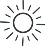 Sun Icon SVG Simple Outline Vector