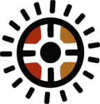 Sun Wheel Icon SVG Radiant Tribal Vector