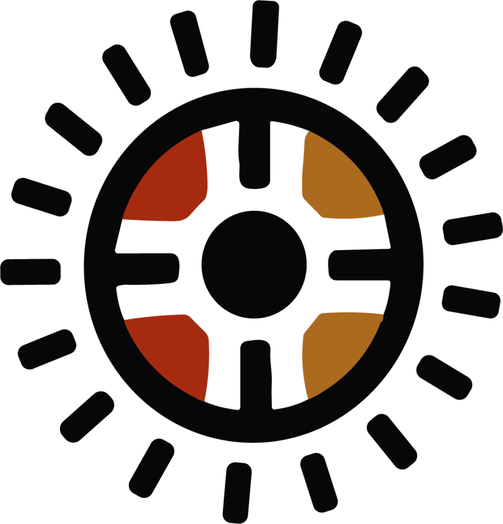 Sun Wheel Icon SVG Radiant Tribal Vector
