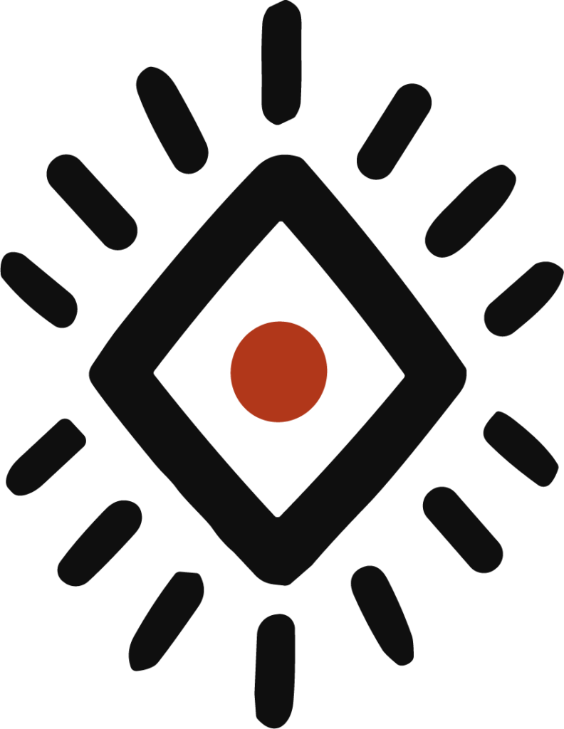 Sunburst Diamond Emblem SVG Radiant Tribal Vector