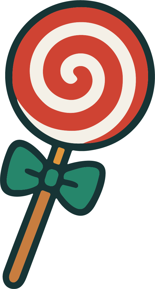 Swirl Lollipop SVG Cheerful Candy Vector