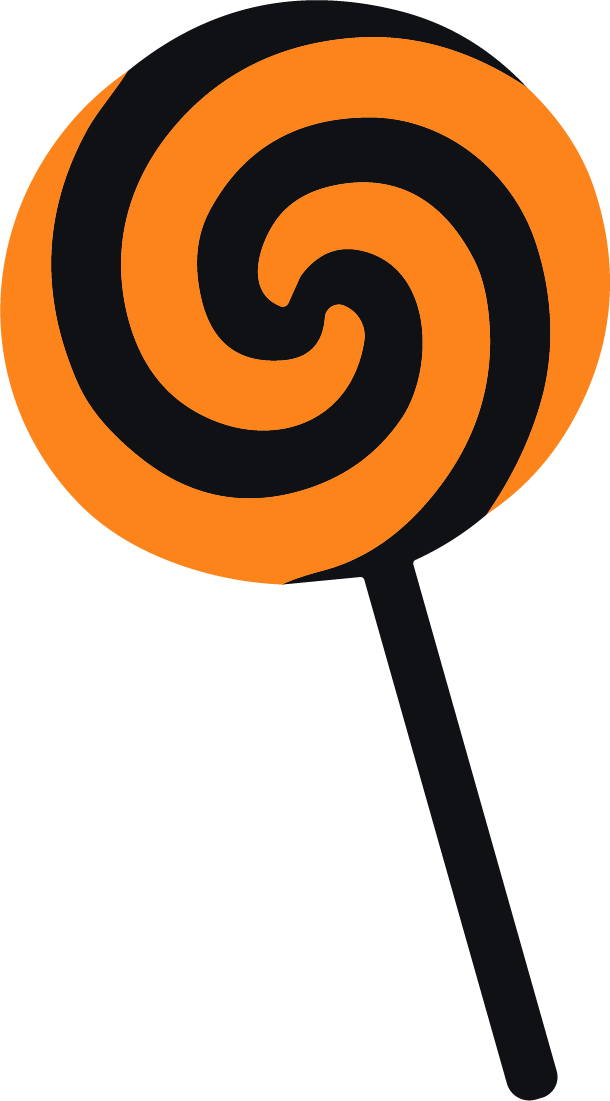 Swirl Lollipop SVG Bold Spiral Vector - Image 1