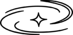 Swirling Sparkle SVG Flowing Motion Vector