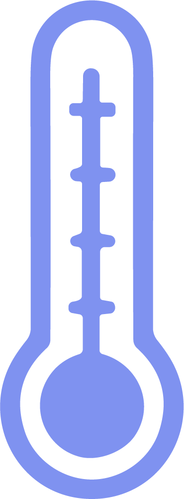 Thermometer SVG Simple Flat Icon Vector