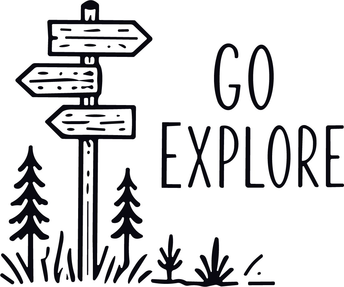 Trail Signpost SVG Woodland Wanderlust Vector - Image 1