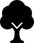 Tree Silhouette SVG Bold Vector