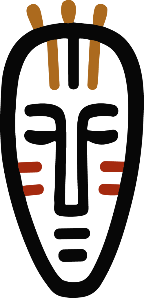 Tribal Mask SVG Ceremonial Bold Vector