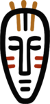 Tribal Mask SVG Ceremonial Bold Vector