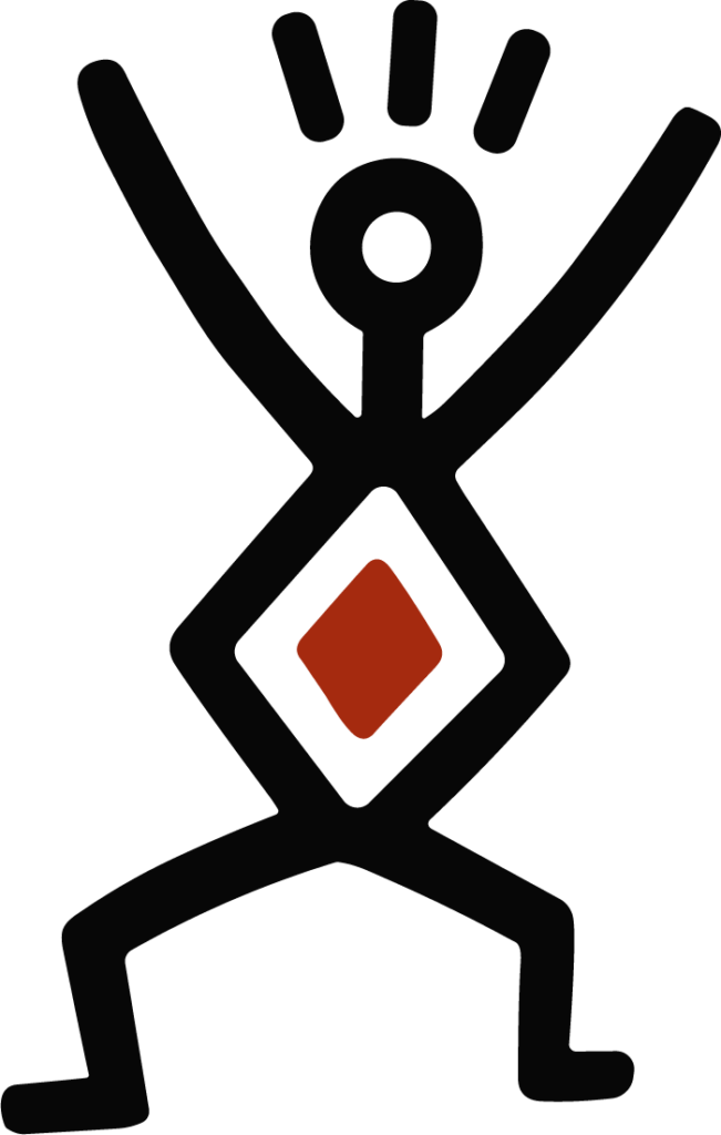 Tribal Petroglyph Figure SVG Ancient Rock Art Vector