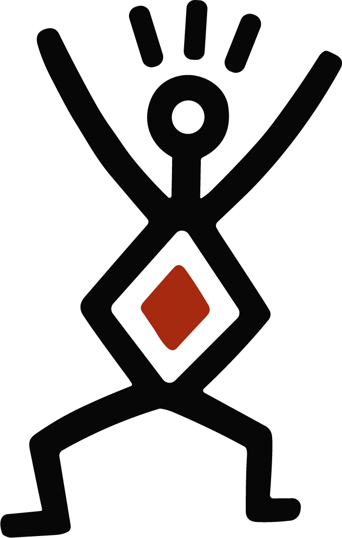 Tribal Petroglyph Figure SVG Ancient Rock Art Vector - Image 1