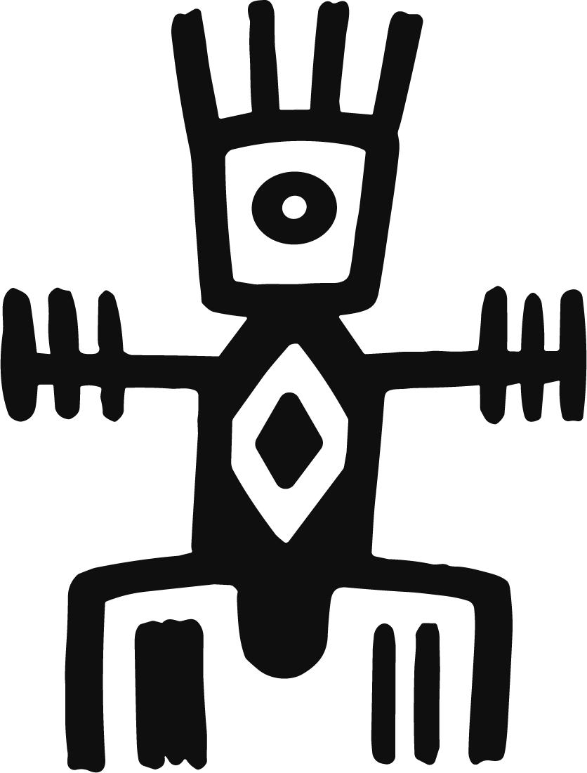 Tribal Totem Figure SVG Ancient Symbolic Vector - Image 1