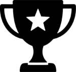 Trophy Cup SVG Bold Silhouette Vector