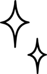 Twinkle Stars SVG Bold Sparkle Vector