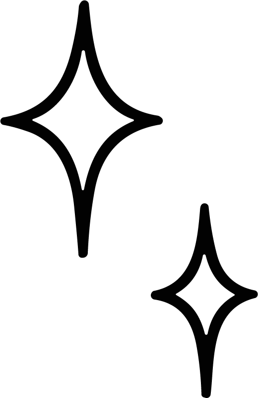 Twinkle Stars SVG Bold Sparkle Vector