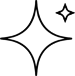 Twinkling Stars SVG Minimal Outline Vector