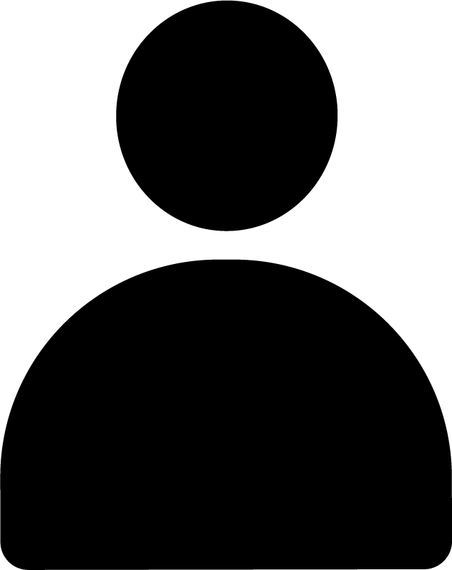 User Profile Icon SVG Simple Silhouette Vector