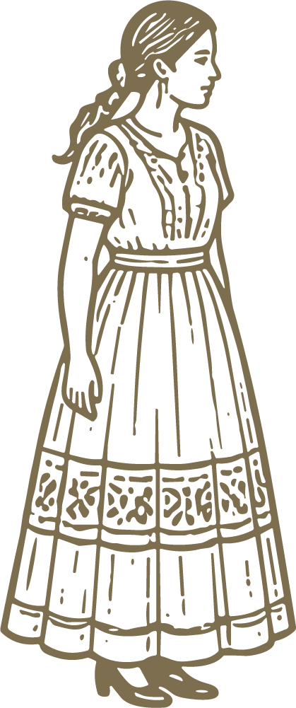 Victorian Woman SVG Vintage Elegance Vector