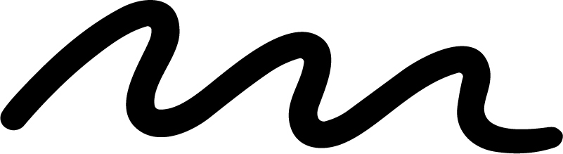 Wavy Line SVG Bold Squiggle Vector