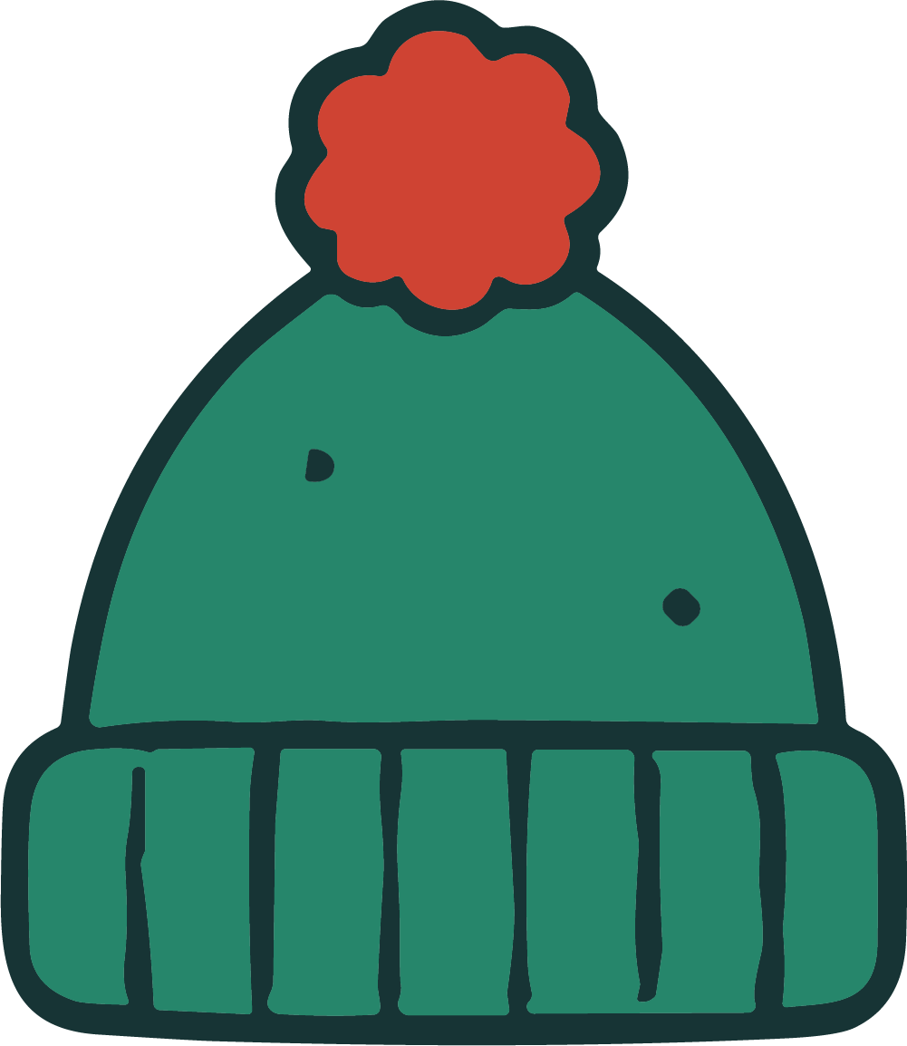 Winter Beanie SVG Cozy Knit Vector - Image 1
