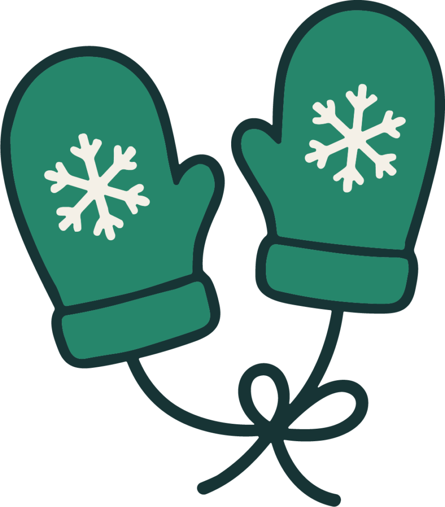 Winter Mittens SVG Cozy Knit Vector