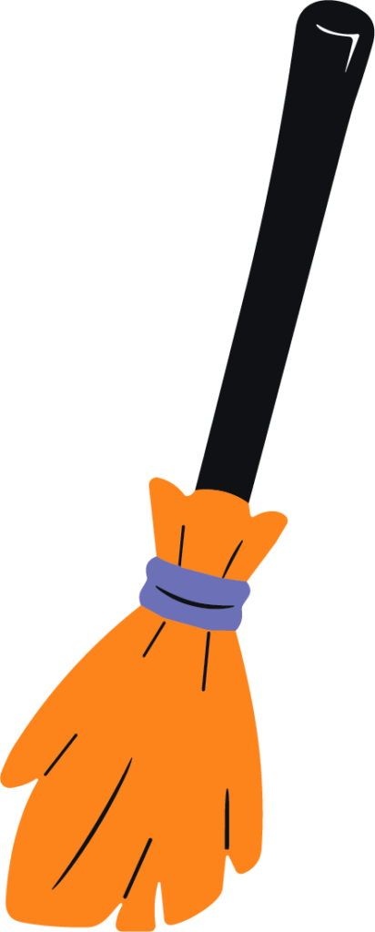 Witch Broom SVG Spooky Season Vector