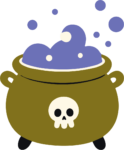 Witch’s Cauldron SVG Bubbling Brew Vector