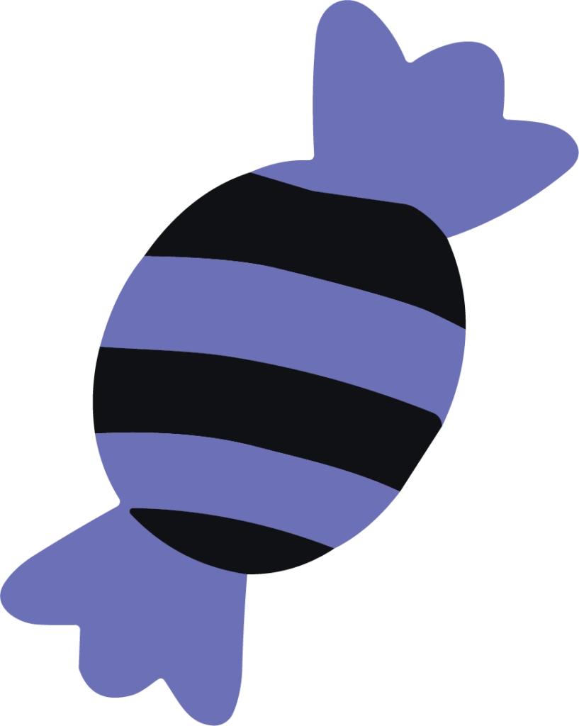 Wrapped Candy SVG Striped Treat Vector