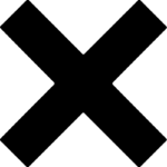 X Mark SVG Bold Cross Vector