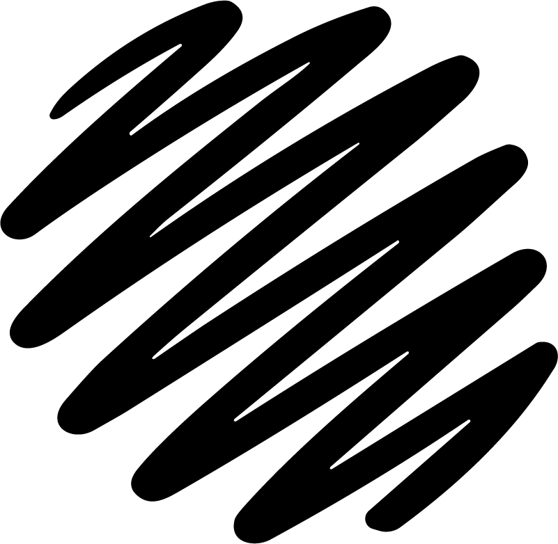 Zigzag Scribble SVG Bold Freeform Vector