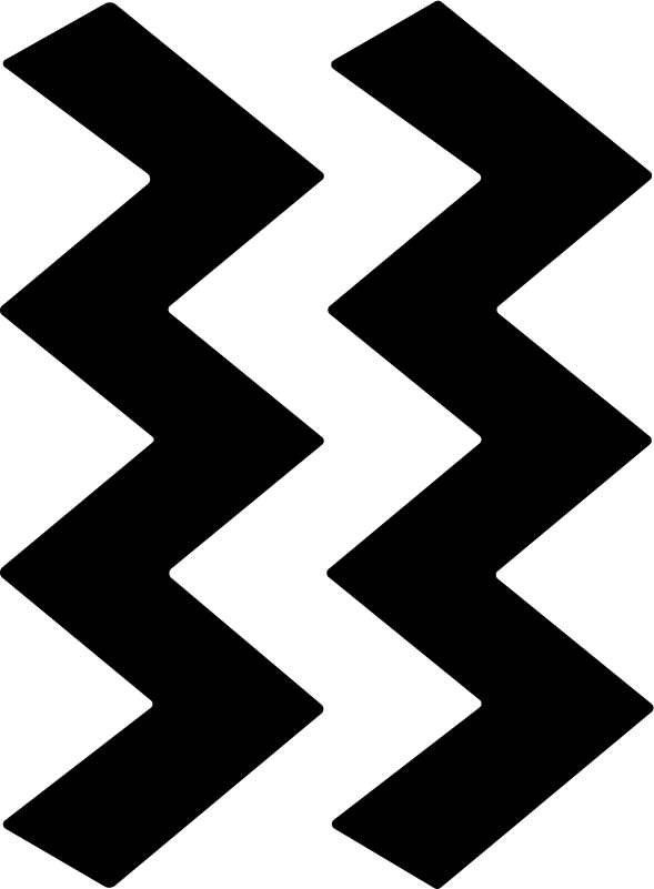Zigzag Shapes SVG Bold Angular Vector